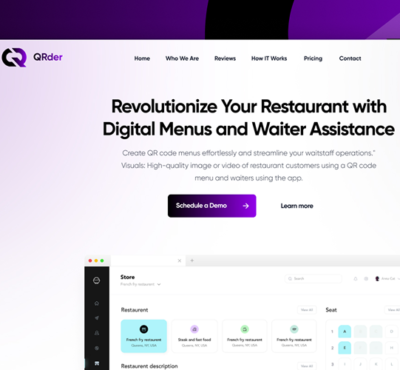 QRder Web Application