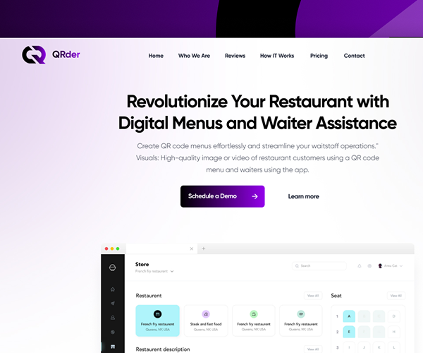 QRder Web Application